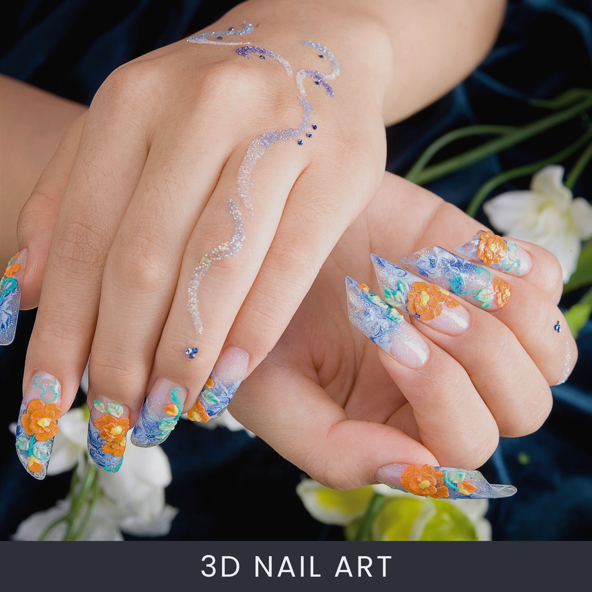 Acrylic 3D Nail Art Design Course Online
